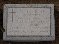 Struma Military Cemetery - Metters, Frederick